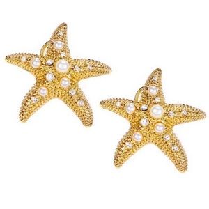 KATE SPADE • Sea Star Starfish Statement Earrings
